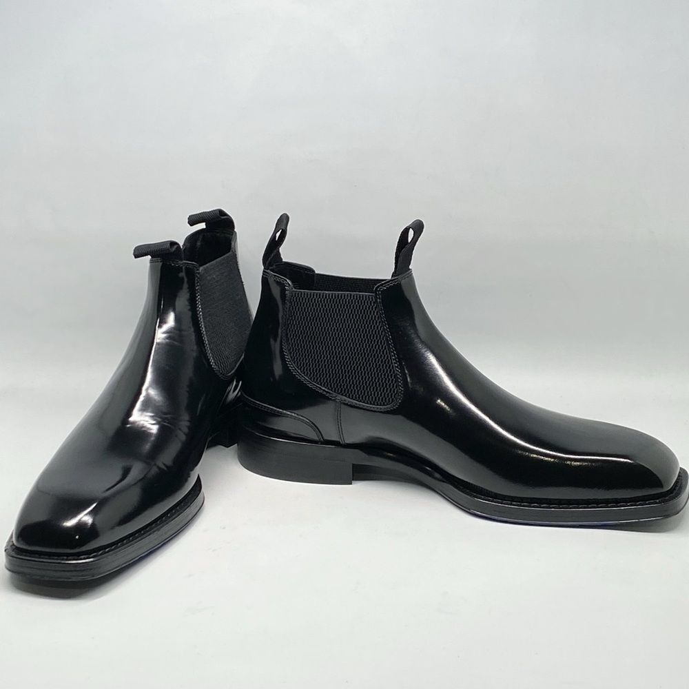 Burberry Square-Toe Leather Chelsea Boots size 41/us size 8 - Picture 10 of 14